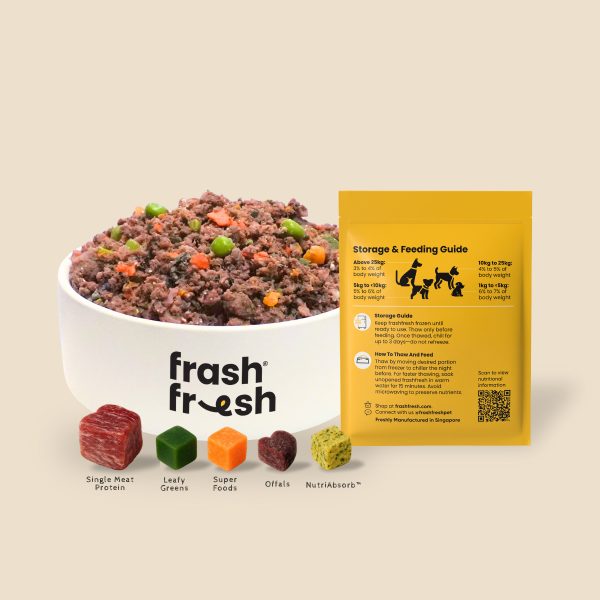 FF-CLA-68568 frashfresh Cooked Dog Food with NutriAbsorb™ (Low-Allergen Kangaroo)