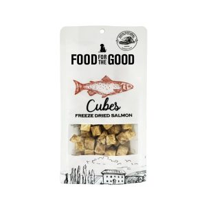 FFTG-9456 Food For The Good - Freeze Dried Salmon Cubes Cat & Dog Treats