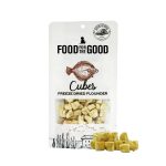 FFTG-9487 Food For The Good - Freeze Dried Flounder Cubes Cat & Dog Treats (40g)
