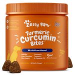 Z062TD Zesty Paws Turmeric Curcumin Bites™ Supplements for Dogs (Duck Flavour)