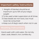 Komu Weighted Anti-Anxiety Dog Blanket