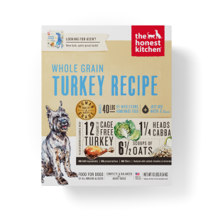 TH212 The Honest Kitchen Dehydrated Food Whole Grain Turkey Recipe 2lb/10lb