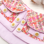 AMARILIS ~ Pink Double Collar Candy Tweed Jacket