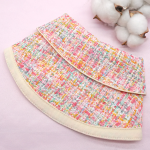 BEGONIA ~ Cream Double Collar Candy Tweed Jacket