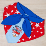 Blue Starry Knot Tie Bandana