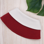 Cream Collar with Houndstooth