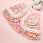 EMERY BROOKS ~ Baby Pink Candy Color Boucle Tweed Jacket