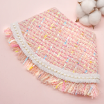 EMERY BROOKS ~ Baby Pink Candy Color Boucle Tweed Jacket