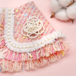 EMERY BROOKS ~ Baby Pink Candy Color Boucle Tweed Jacket