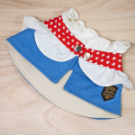 The Pet's Couture National Day Denim Frill Cape Collection - Image 3