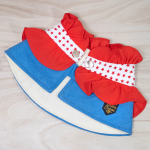 The Pet's Couture National Day Denim Frill Cape Collection - Image 2