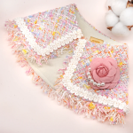 HEATHER BLOOMS ~ Candy Pink Fray Edge Tweed Jacket