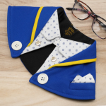 Navy Blue White Inner