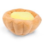 Waggle Egg Tart Squeakie Chew Toy (Premium)