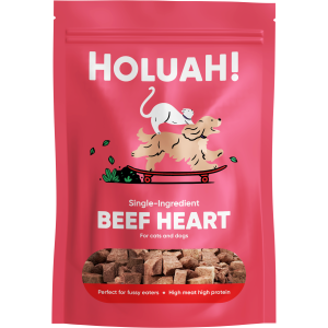 Holuah! - Freeze Dried Beef Heart Cats & Dogs Treats