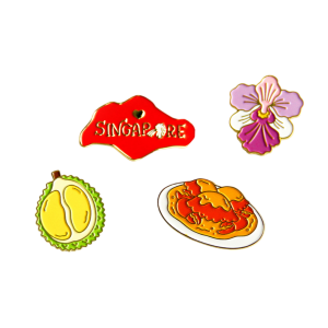 Nom - Singapore Momento Pins