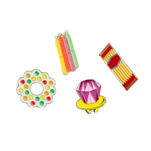 Nom - Singapore Retro Sweets Pins